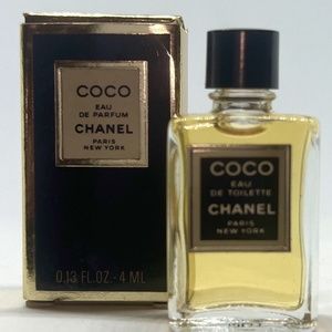 CHANEL COCO Eau de Toilett .27 Fl. Oz. miniature travel size RARE VINTAGE NO BOX